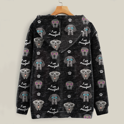 Ich bin Pawfect – Kapuzenpullover mit neapolitanischem Mastiff