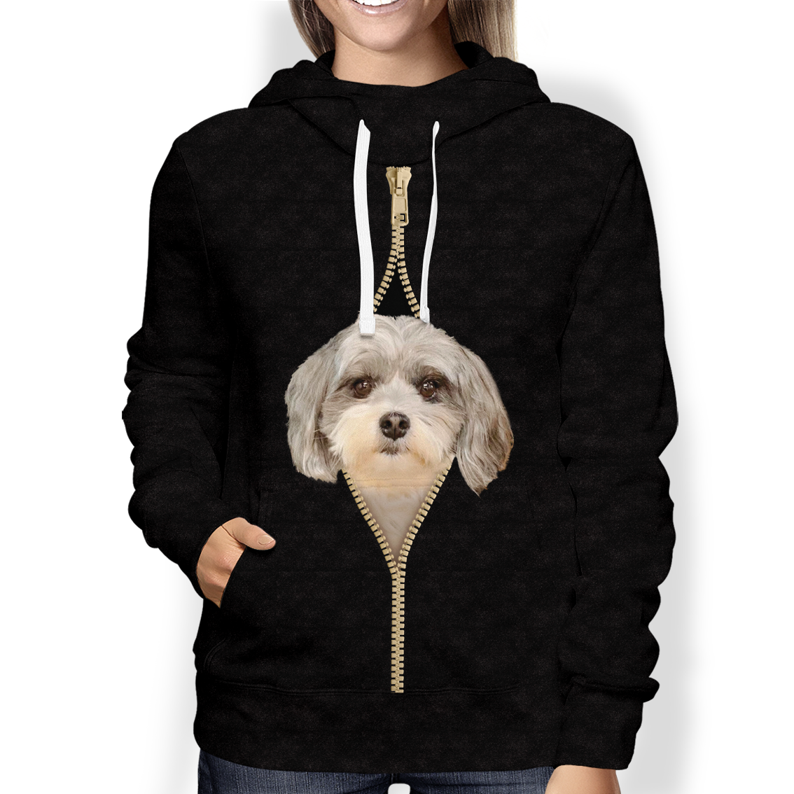 I'm With You - Shih Tzu Hoodie V4