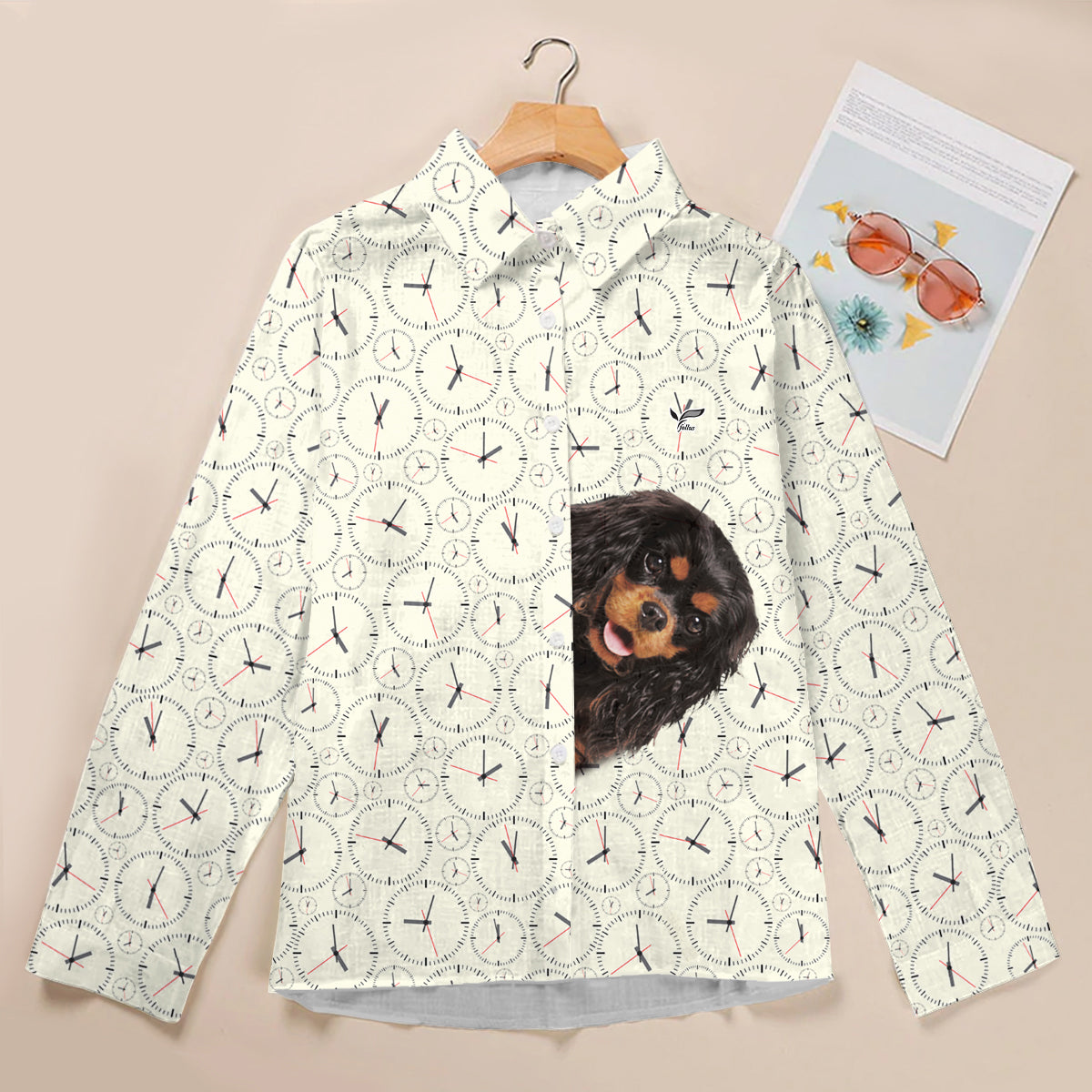 It's Paw Time For Your Cavalier King Charles Spaniel - Follus Women's Long-Sleeve Shirt