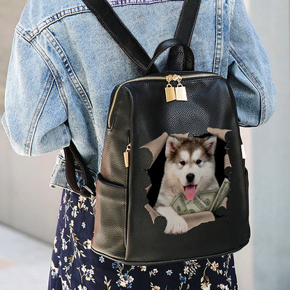 Es gehört mir – Alaskan Malamute Rucksack V1
