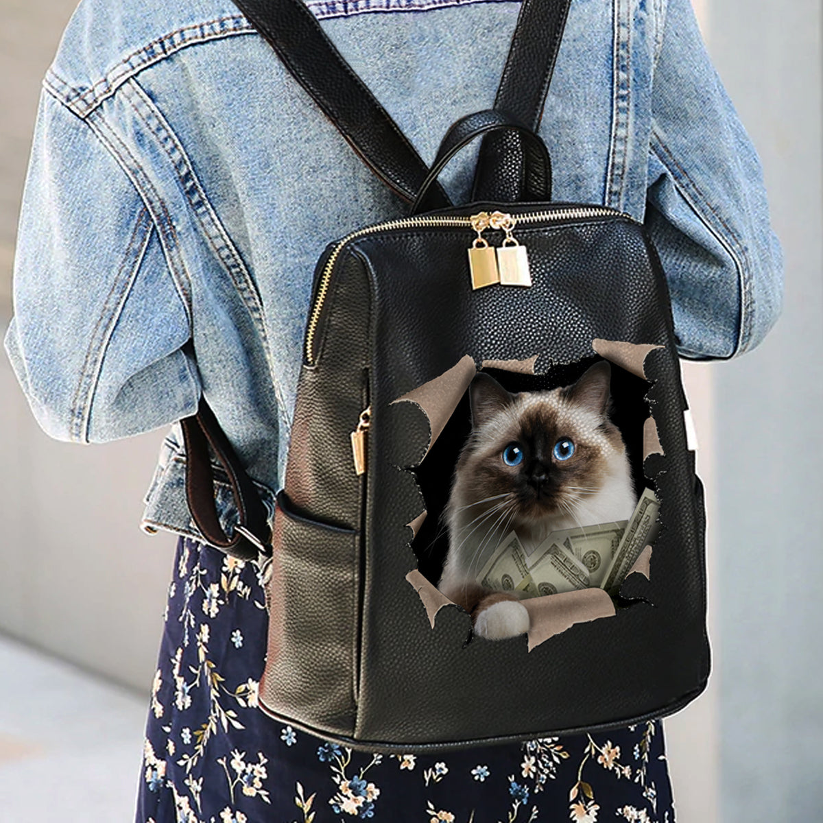 It's All Mine - Birman Cat Backpack V1