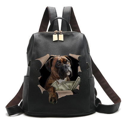 Es gehört alles mir - Boxerhund-Rucksack V1