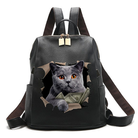 It's All Mine - British Shorthair Cat Backpack V1