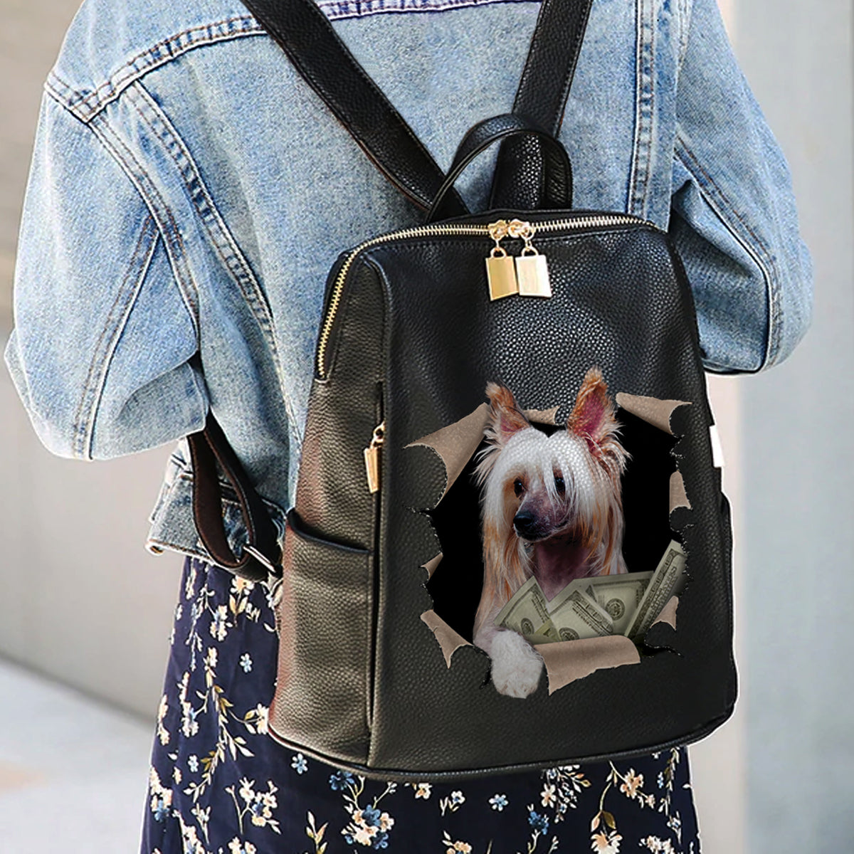 It's All Mine - Chinese Crested Backpack V1