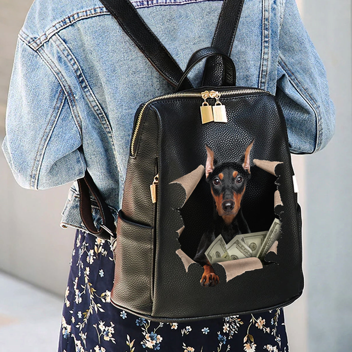 It's All Mine - Deutscher Pinscher Rucksack V1