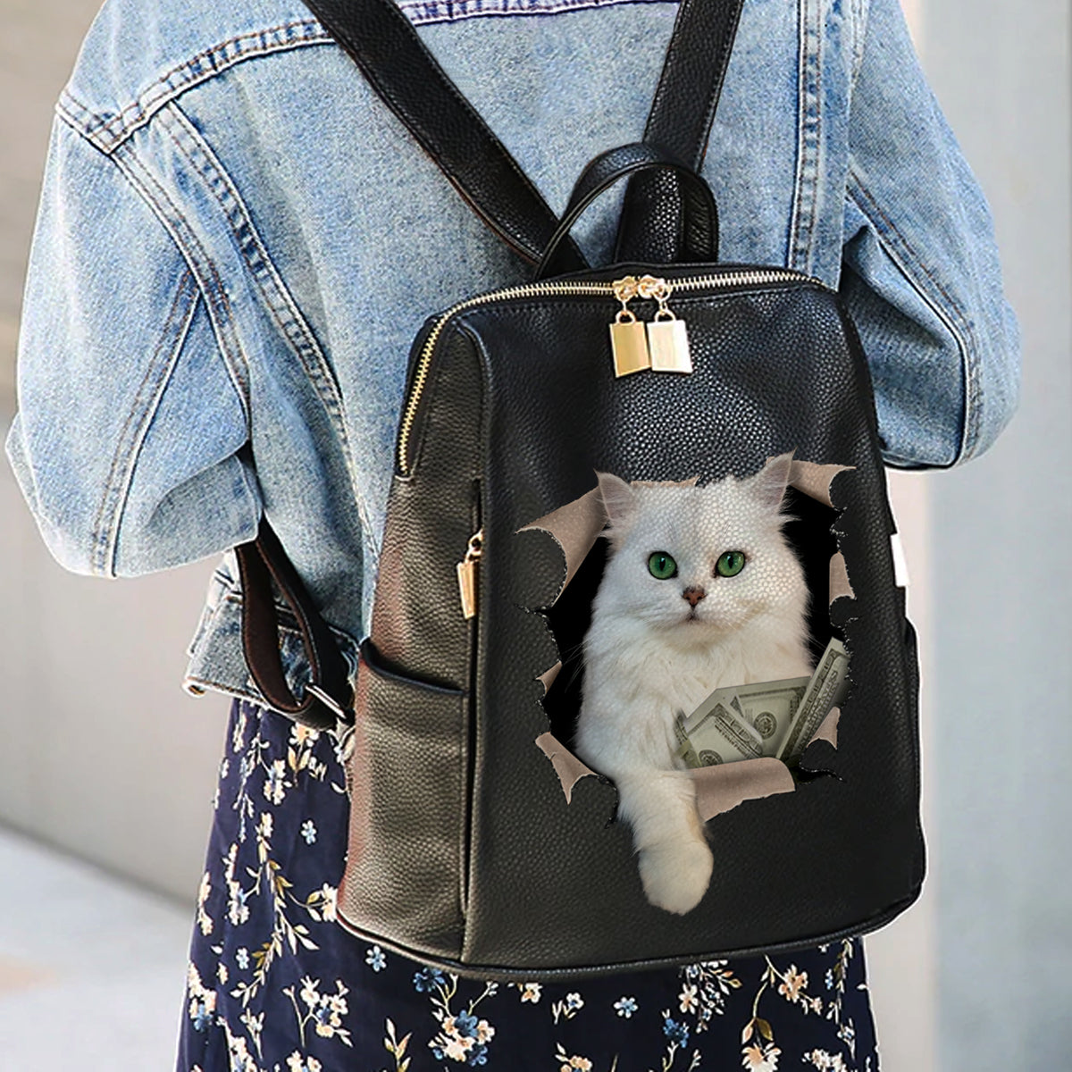 It's All Mine - Persian Cat Backpack V1
