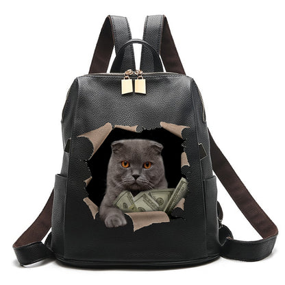 It's All Mine - Scottish Fold Cat Backpack V1