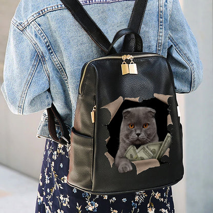 It's All Mine - Scottish Fold Cat Backpack V1