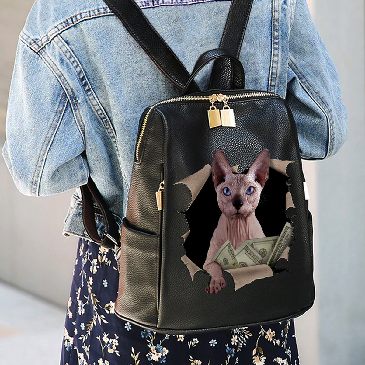 It's All Mine - Sphynx Cat Backpack V1