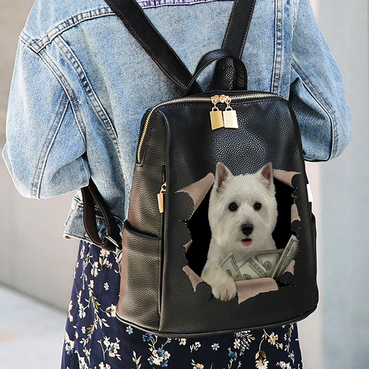 It's All Mine – West Highland White Terrier Rucksack V1
