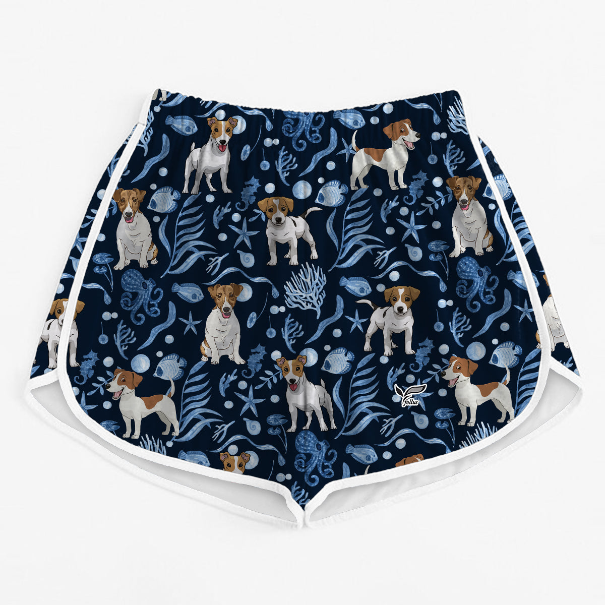 Jack Russell Terrier - Bunte Damen-Laufshorts V3