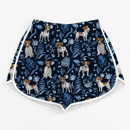 Jack Russell Terrier - Bunte Damen-Laufshorts V3
