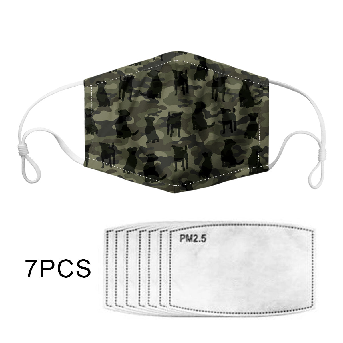 Jack Russell Terrier Camo F-Mask V1