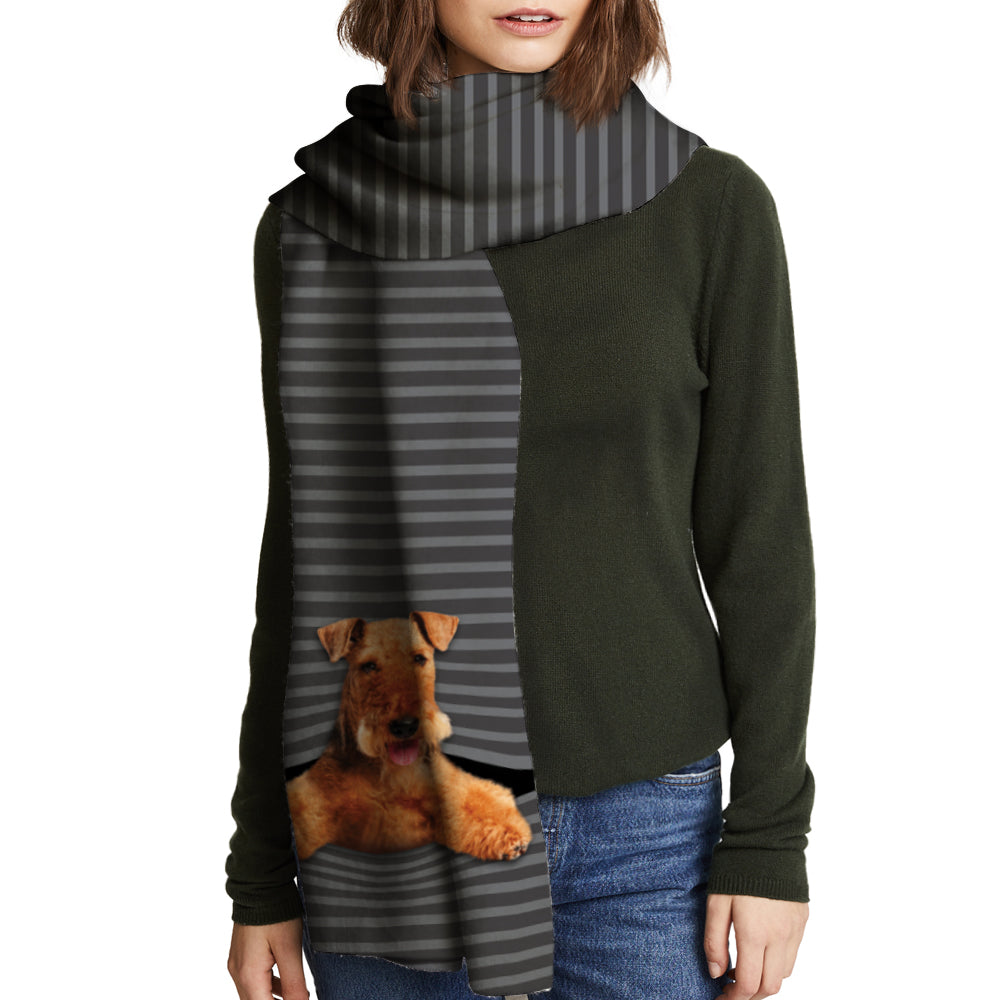 Keep You Warm - Airedale Terrier - Scarf V1