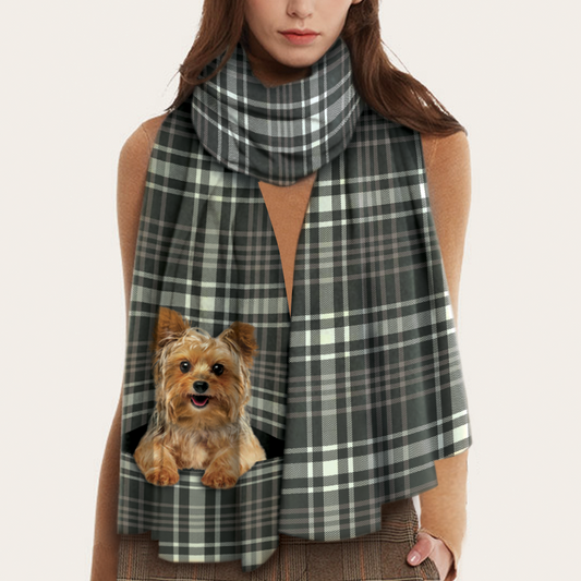 Hält Sie warm – Yorkshire Terrier – Schal V2