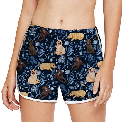 Labrador - Bunte Damen-Laufshorts V3