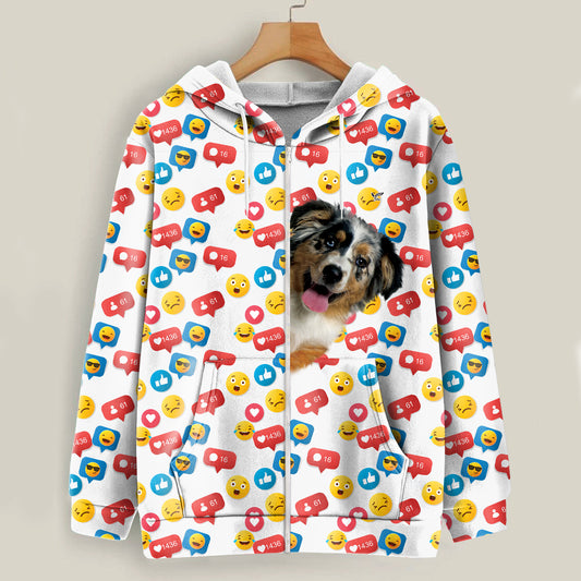 Like And Comment For Australian Shepherd - Follus Hoodie