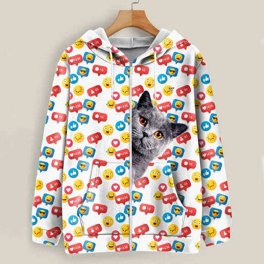 Like And Comment For British Shorthair Cat - Follus Hoodie