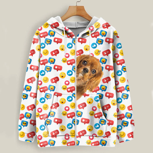 Like And Comment For Cavalier King Charles Spaniel - Follus Hoodie
