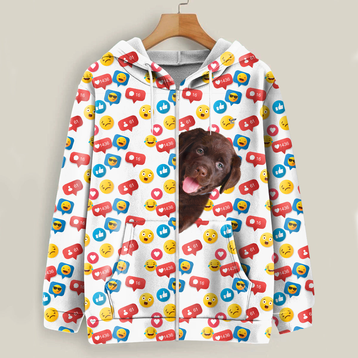 Like And Comment For Labrador - Follus Hoodie