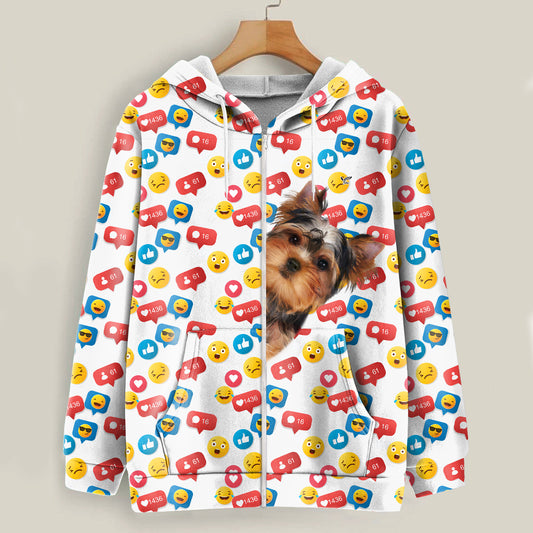 Like And Comment For Yorkshire Terrier - Follus Hoodie