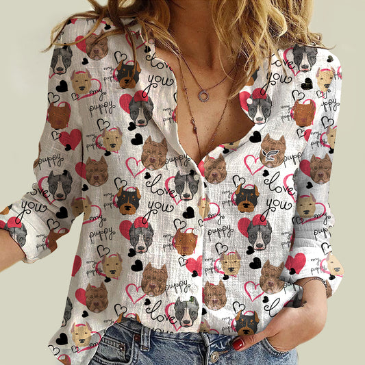 Love American Pit Bull Terrier - Women Shirt