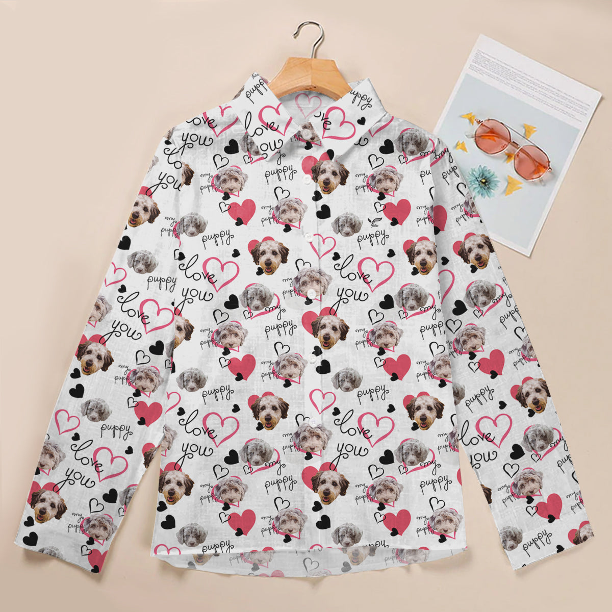 Love Your Aussiedoodle - Chemise femme