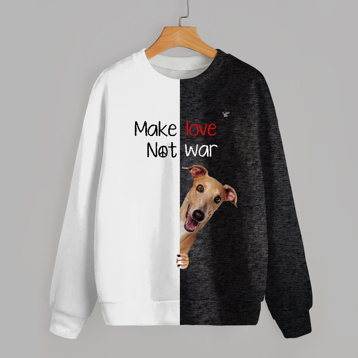 Faites l'amour, pas la guerre - Greyhound Sweatshirt V1