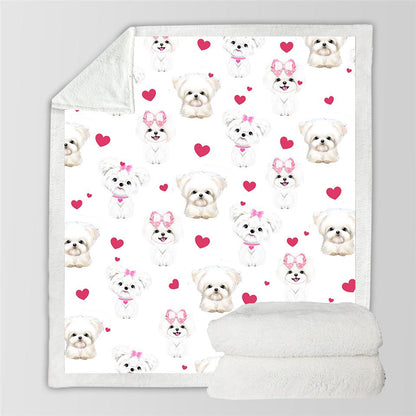 Cute Maltese - Blanket V2