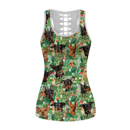 Miniature Pinscher - Hawaiian Tank Top V1