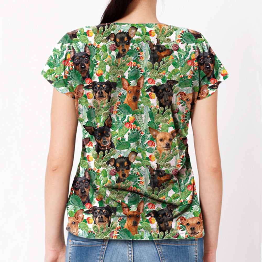 Zwergpinscher - Hawaii-T-Shirt V1