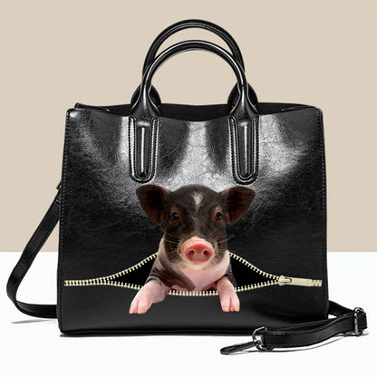 Miniatur Schwein Luxus Handtasche V1