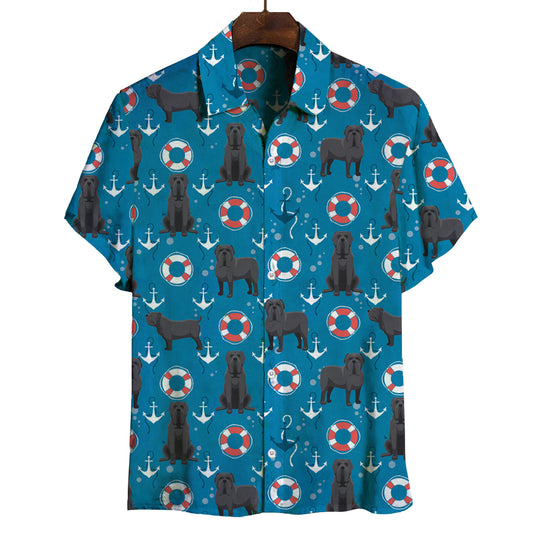 Mâtin napolitain - Chemise hawaïenne V1