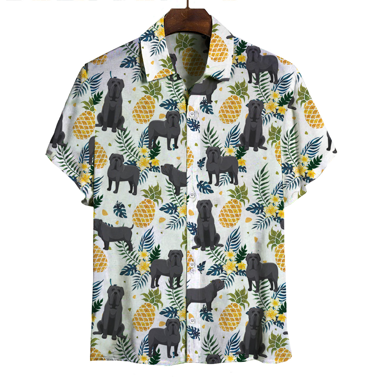 Mâtin napolitain - Chemise hawaïenne V2