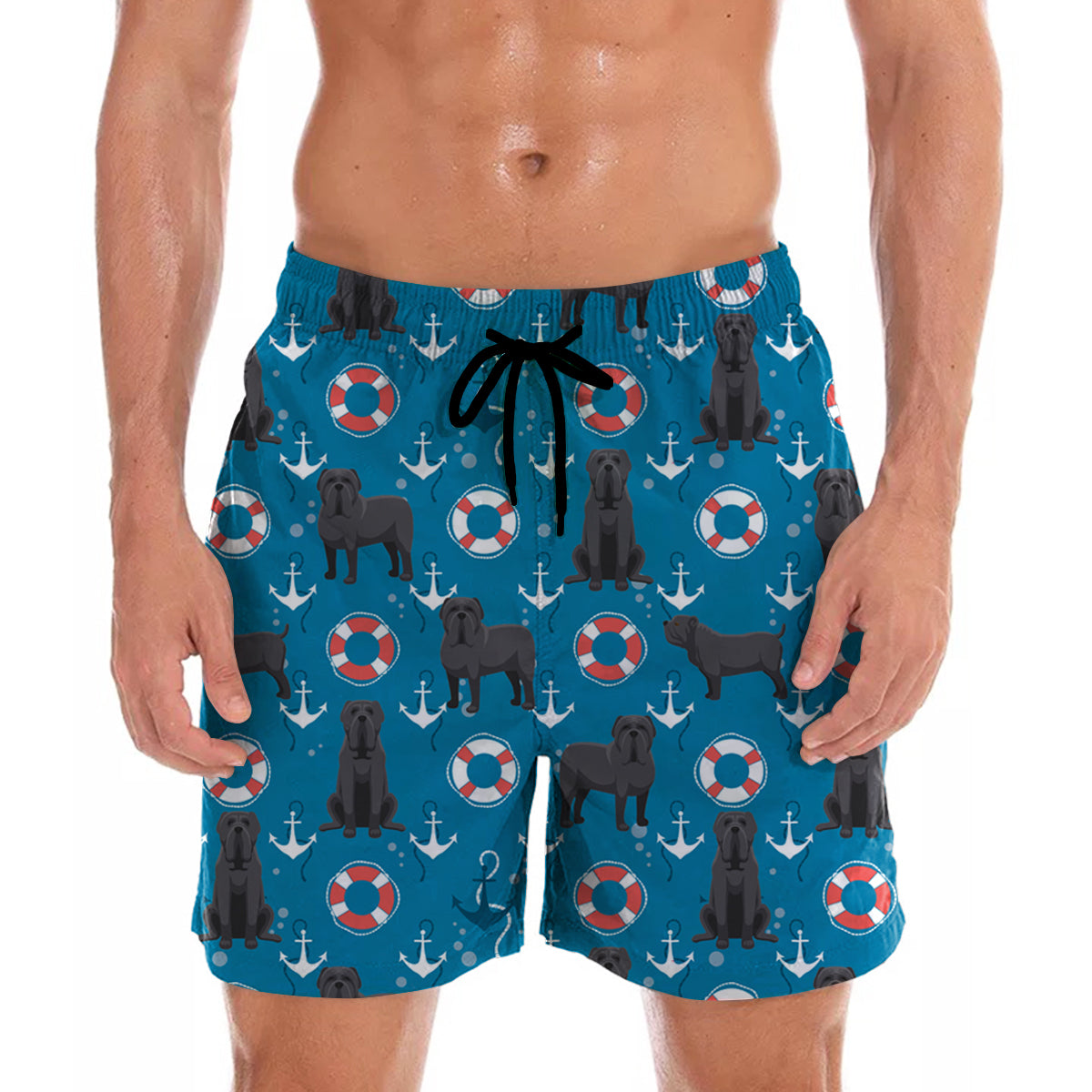 Dogue Napolitain - Short Hawaïen V1