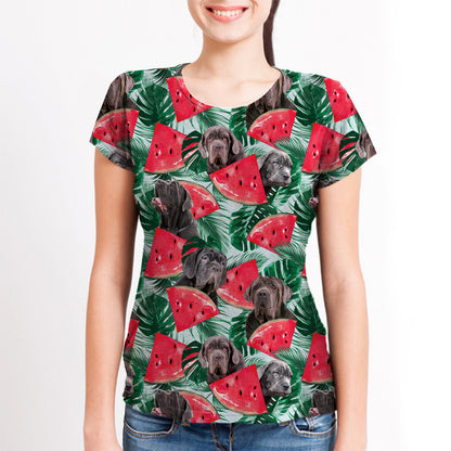 Dogue Napolitain - T-Shirt Hawaïen V3