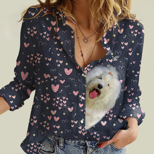 Need Cute Hearts To Old English Sheepdog Mom - Follus Women's Long-Sleeve Shirt