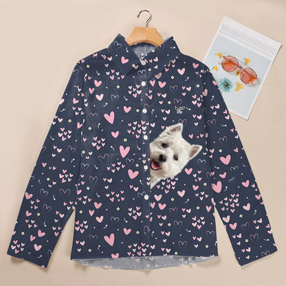 Need Cute Hearts To West Highland White Terrier Mom  - Follus Women's Long-Sleeve Shirt