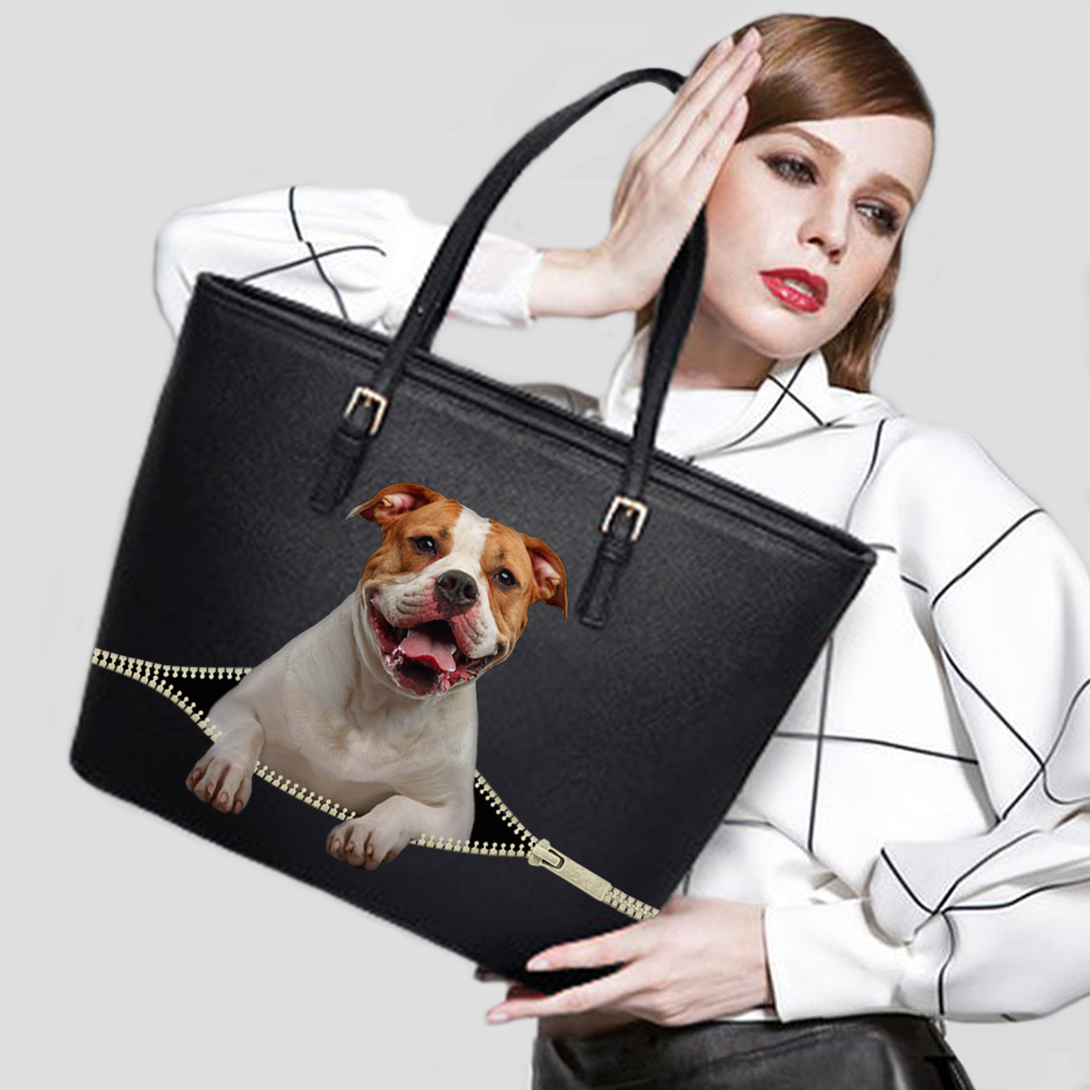 Sac fourre-tout bouledogue américain V3