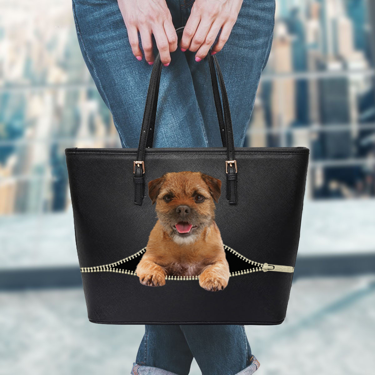 Border Terrier Tote Bag V1