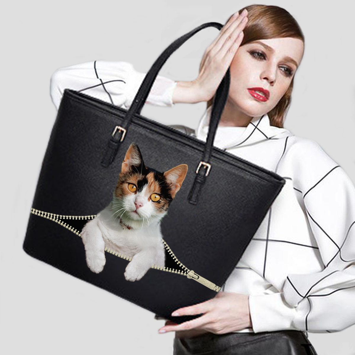 British Shorthair Cat Tote Bag V3