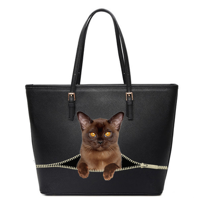 Burmese Cat Tote Bag V1