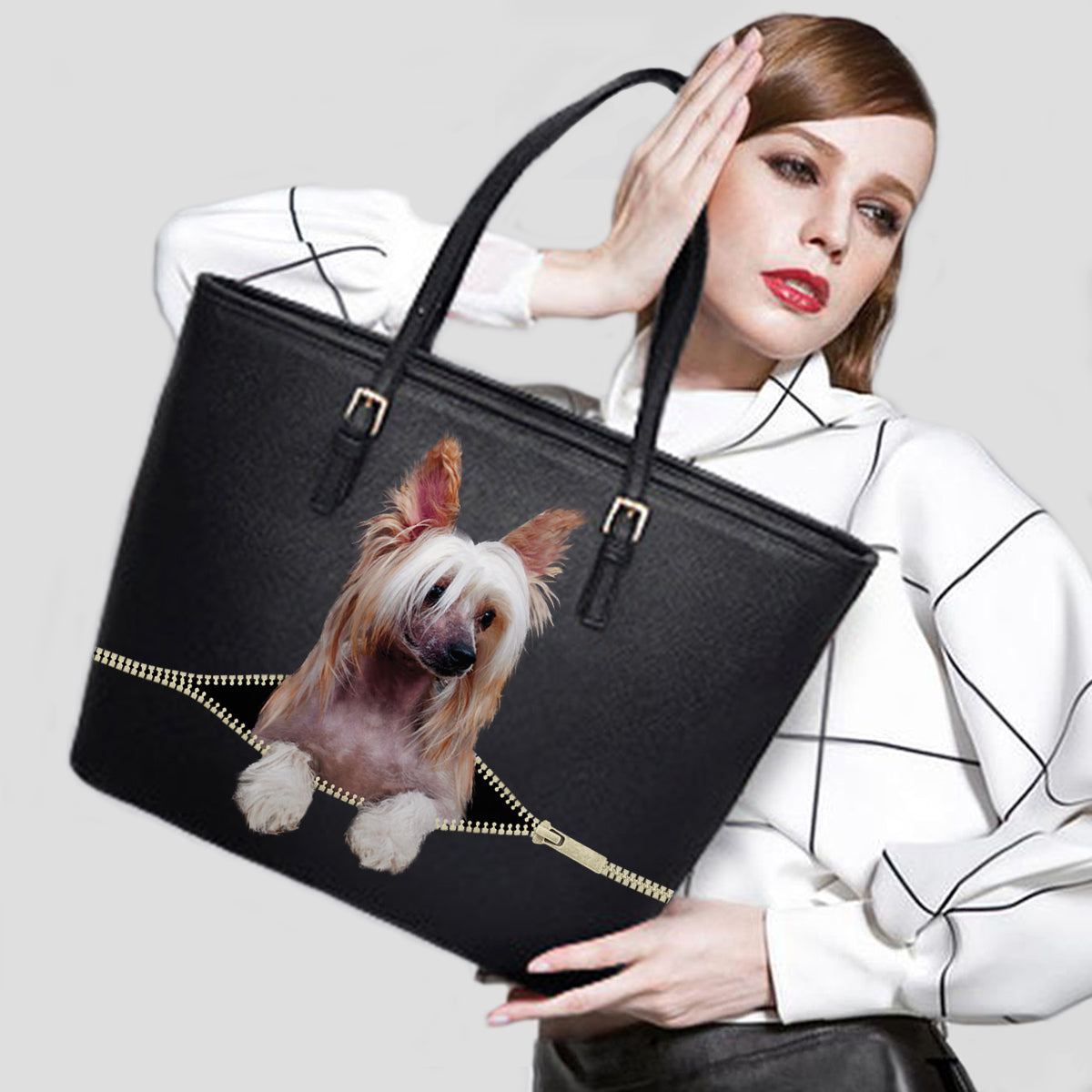 Chinese Crested Tote Bag V1