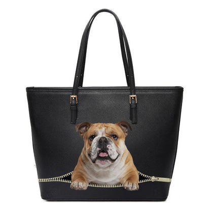 Englische Bulldoggen-Einkaufstasche V1