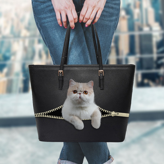 Sac fourre-tout chat exotique V1