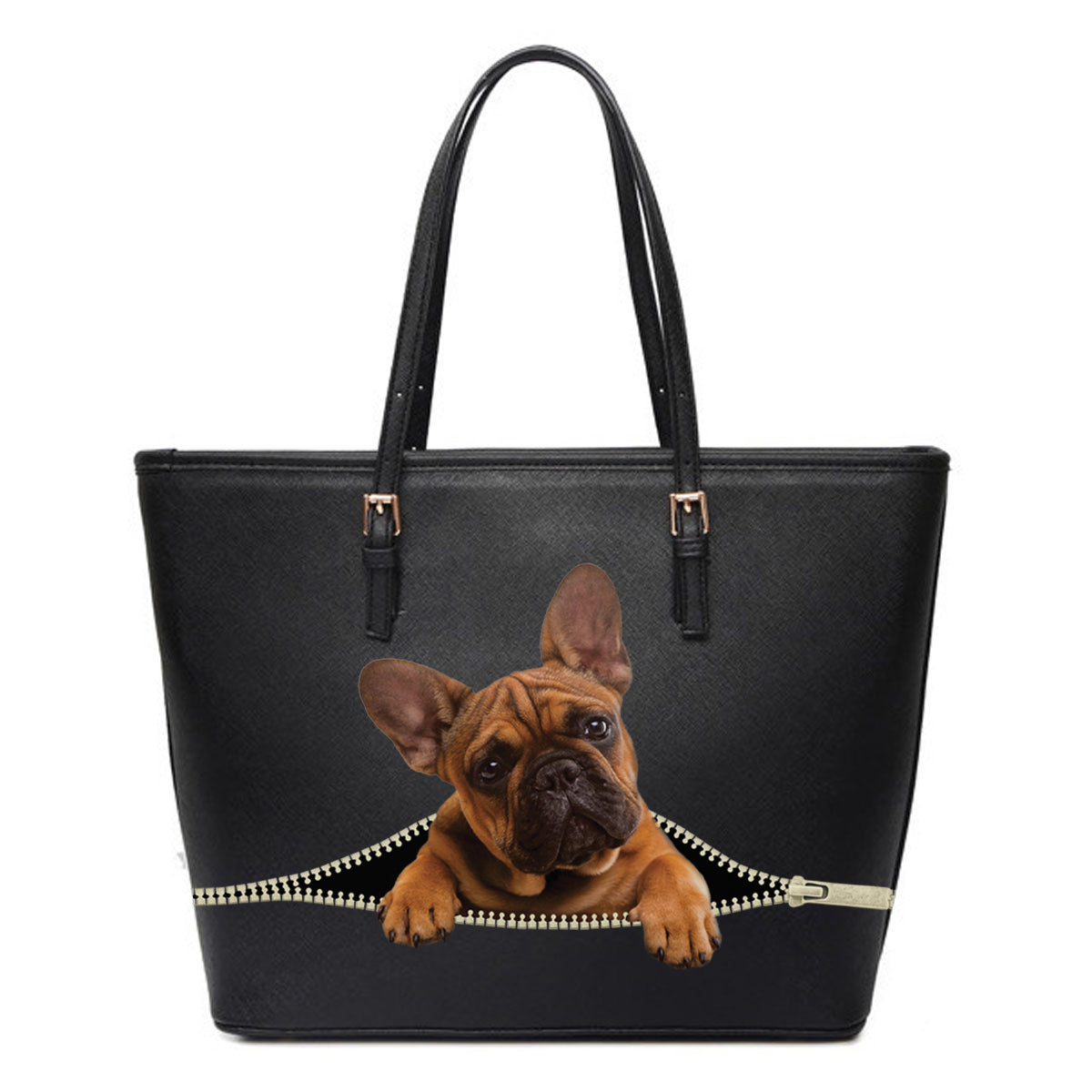 Französische Bulldoggen-Einkaufstasche V1