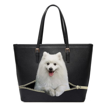 Japanische Spitz-Einkaufstasche V1