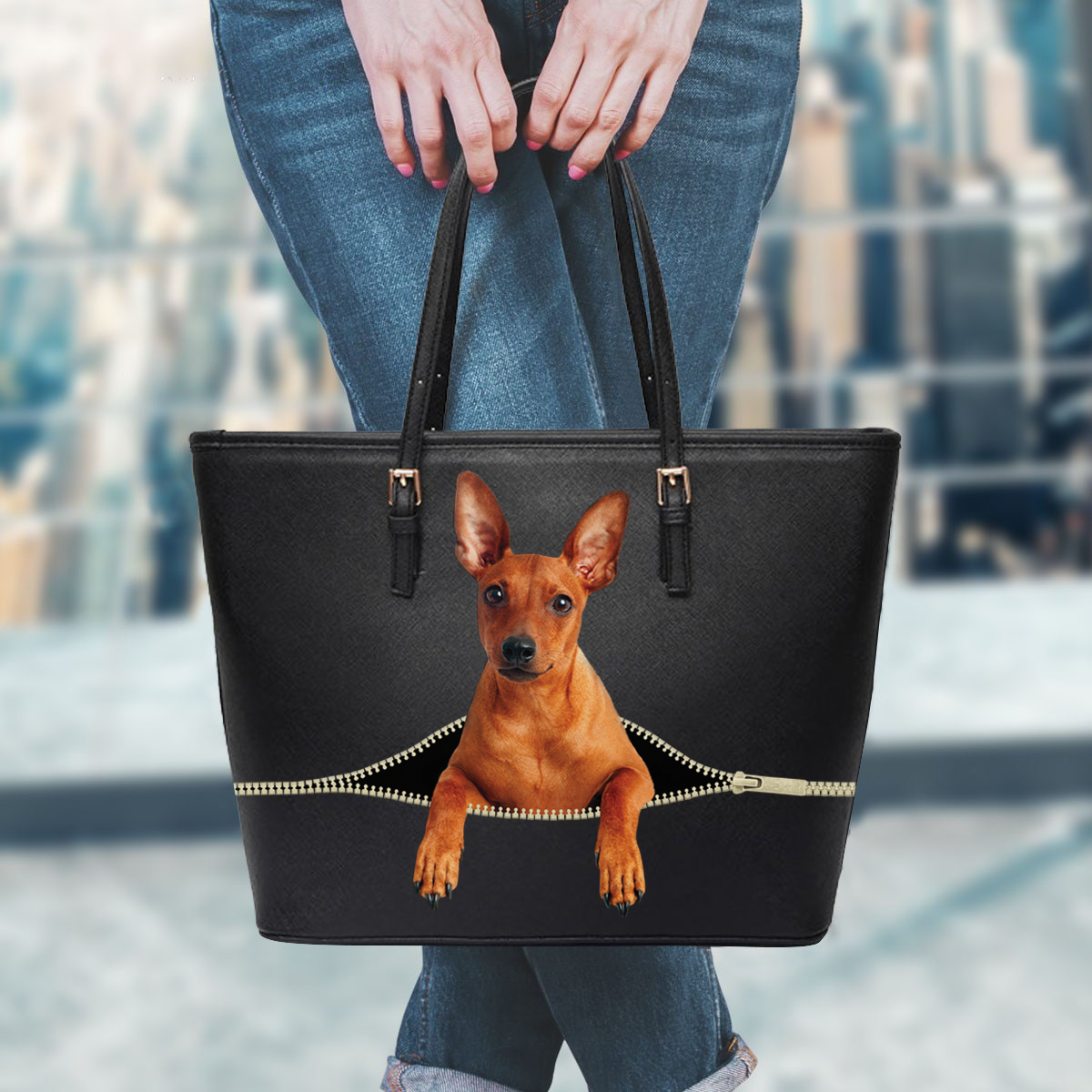 Miniature Pinscher Tote Bag V2