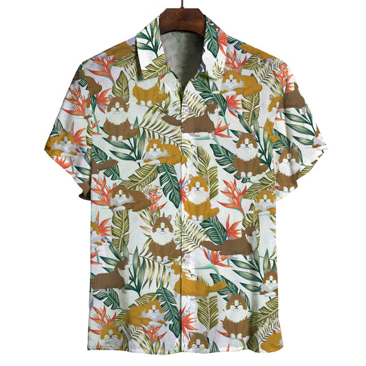 Norwegian Forest Cat - Hawaiian Shirt V2