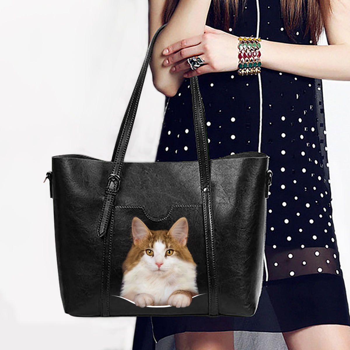 Norwegian Forest Cat Unique Handbag V1